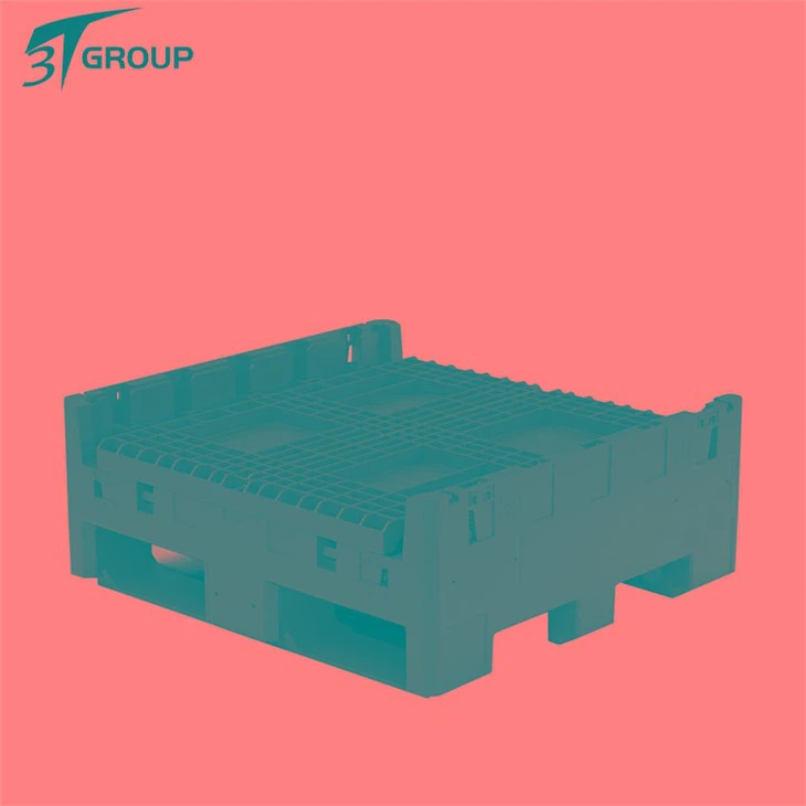 30 x 32 x 25 Medium-Duty Collapsible Bulk Container 2 Doors factory